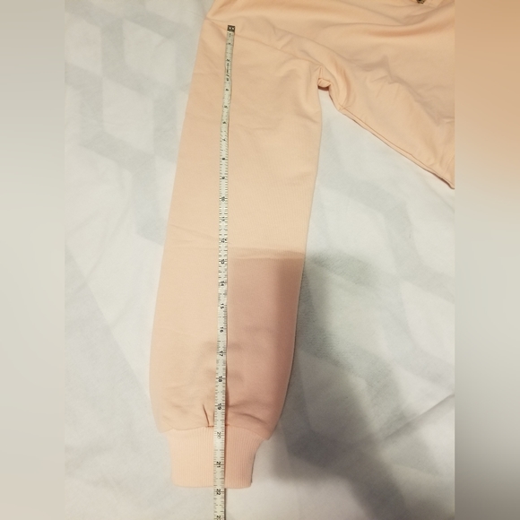 NWT Nasty Gal Collection Cream Crooped Sweateshirt and Joggers Set Size M - Picture 5 of 16